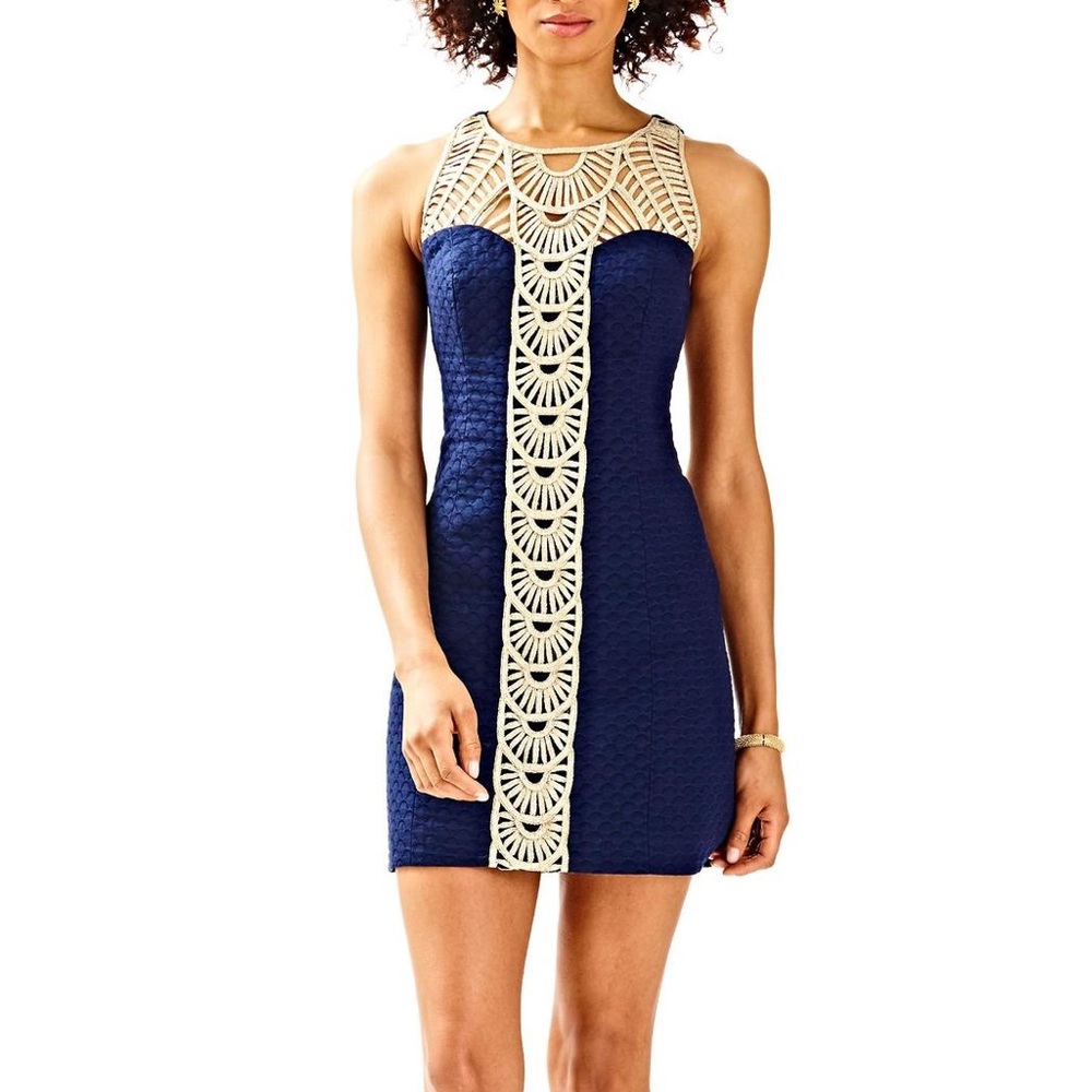 Lilly Pulitzer Tana Shift Dress (navy)